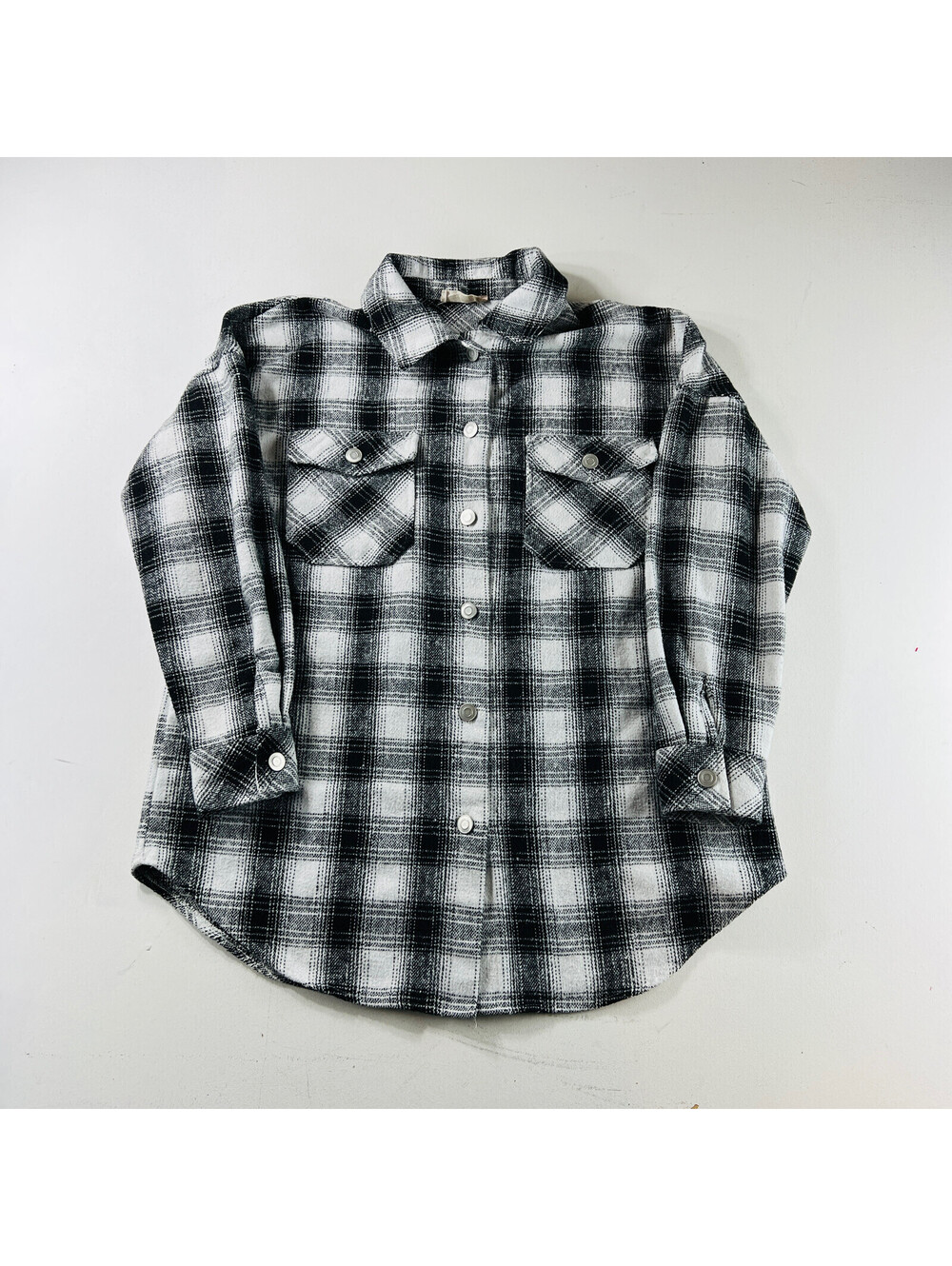 Altar'd Altard State Plaid Long Sleeve Collared Button Up Shacket Shirt SZ S